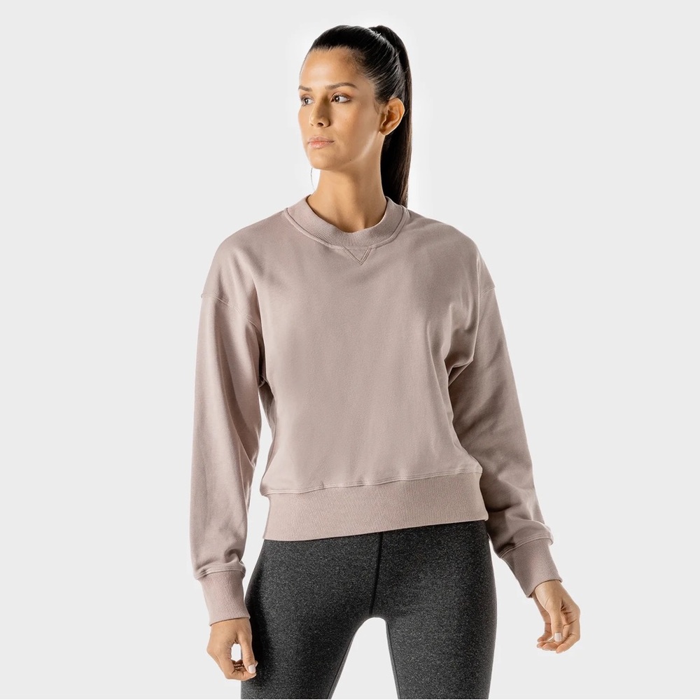 Squat Wolf Sweatshirt in Bark